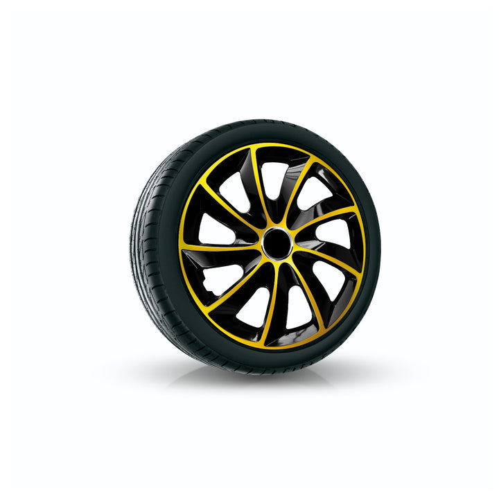 Univerzális keréktárcsafedél 17'' NRM Stig Extra arany/fekete 1 db