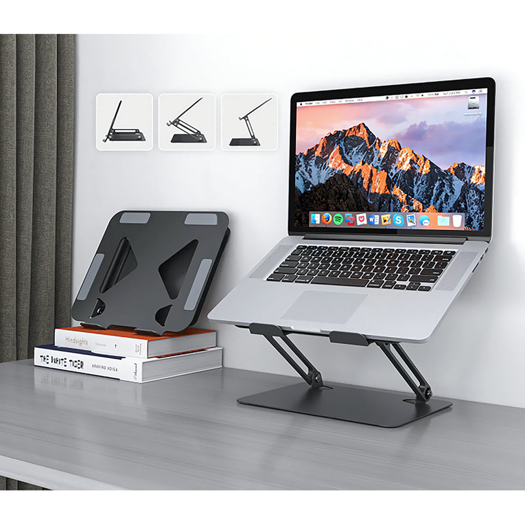 Állítható, ergonomikus laptop állvány 10-17 hüvelyk LAPTOP STAND Media-Tech MT2661