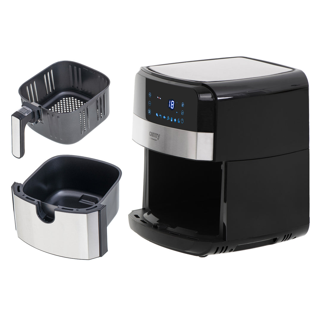 Zsírmentes fritőz, 9 program, 5,0 L, Airfryer, Camry CR 6311