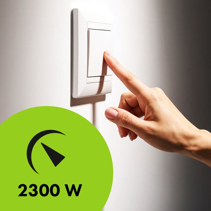 GreenBlue DIN sínre szerelhető automatikus lépcsőházi világítás, 30s-10m vezérlés, max. 2300 W, GB114, 3 db