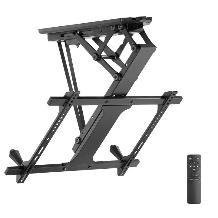 Maclean elektromos mennyezeti TV tartó, max VESA 600x400, ferde falakhoz, távirányító, 32"-70", 35kg, MC-880 + Maclean HDMI 2.1a kábel, 3m, 8K HDR, MCTV-442