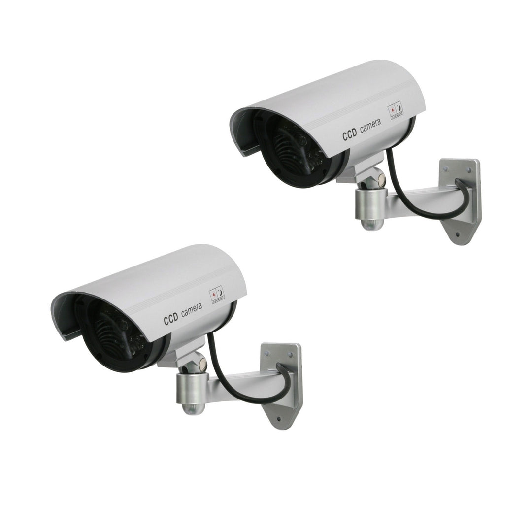 Dummy kamera villogó LED-del IR1100 S IR kültéri, ezüst, 2 db