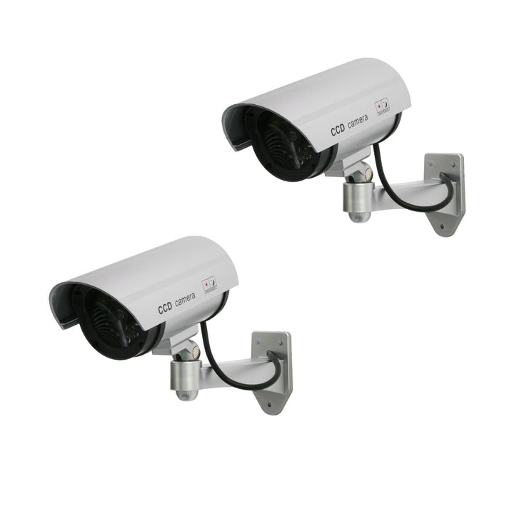 Dummy kamera villogó LED-del IR1100 S IR kültéri, ezüst, 2 db