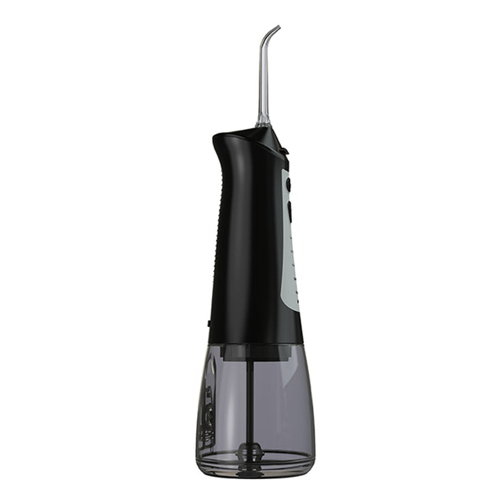 LAFE fogászati irrigátor, 5 üzemmód, 6 hegy, fekete, CleanPRO