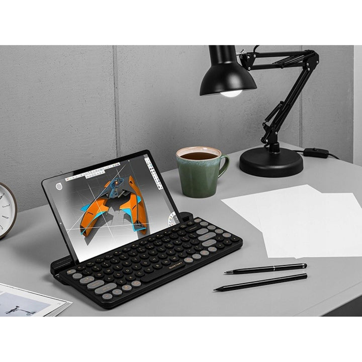 Funkcionális vezeték nélküli billentyűzet A4TECH FSTYLER FBK30 fekete ribizli