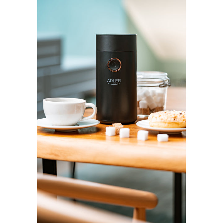 Elektromos kávédaráló Adler, 150W, fekete, AD 4446BG