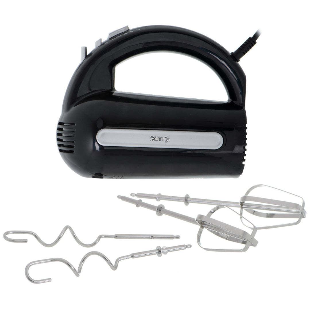 Camry kézi mixer, 800W, 5 sebességfokozat, Turbo funkció, fekete, CR 4218