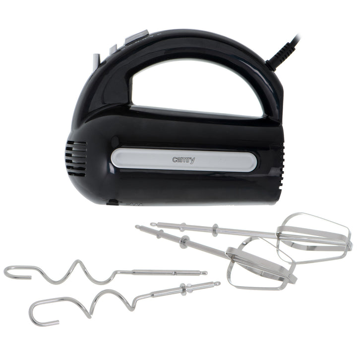 Camry kézi mixer, 800W, 5 sebességfokozat, Turbo funkció, fekete, CR 4218