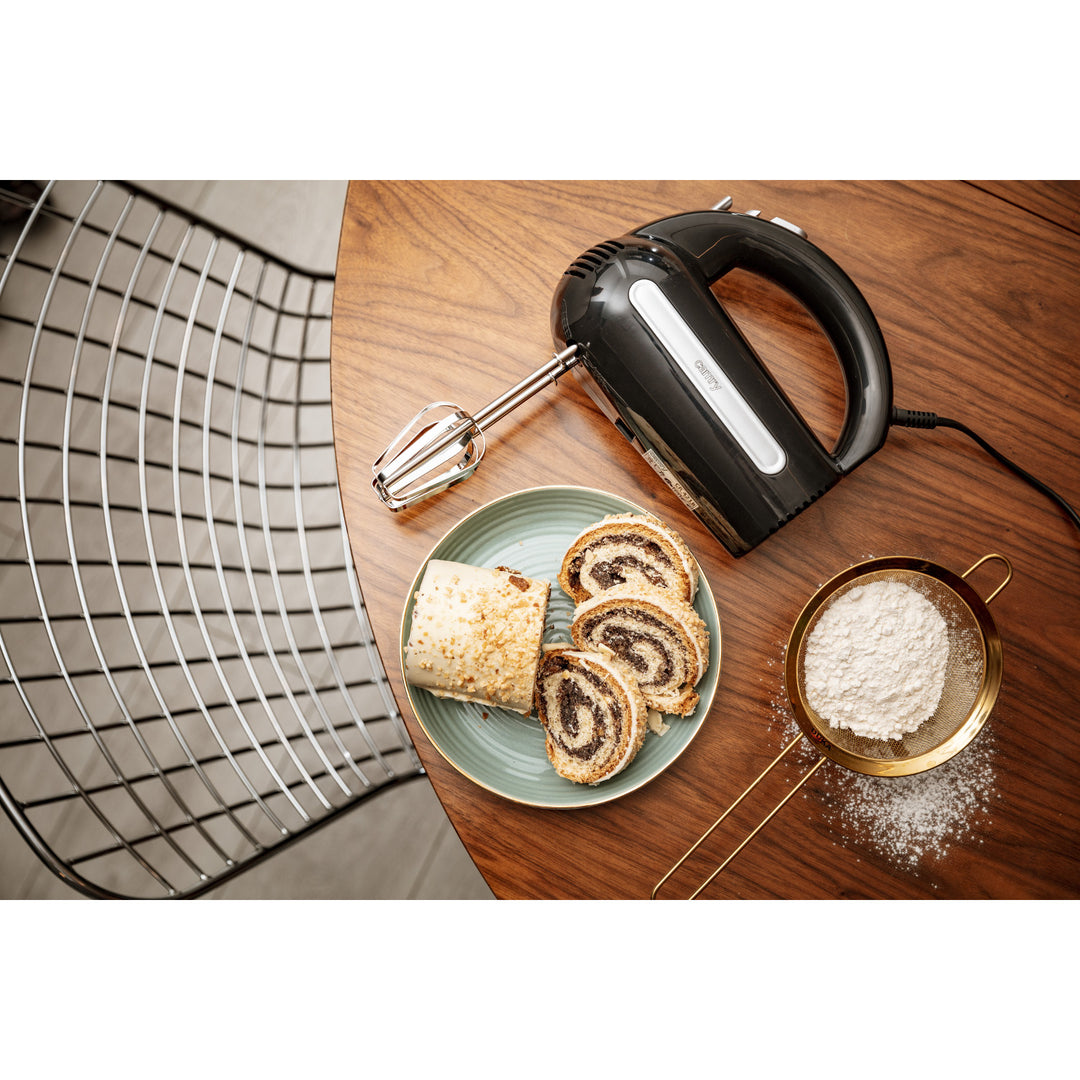 Camry kézi mixer, 800W, 5 sebességfokozat, Turbo funkció, fekete, CR 4218