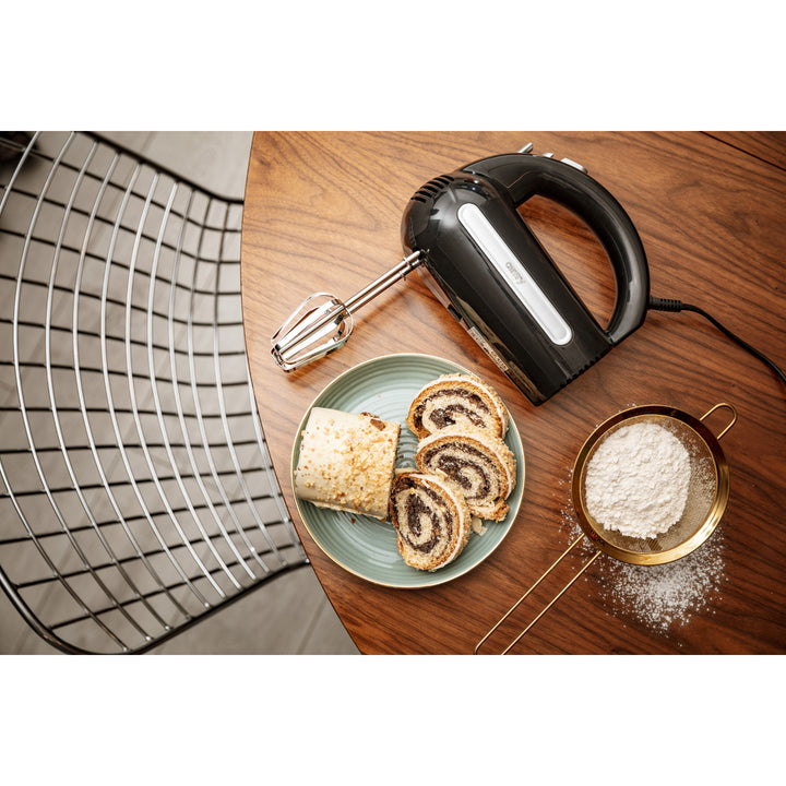 Camry kézi mixer, 800W, 5 sebességfokozat, Turbo funkció, fekete, CR 4218