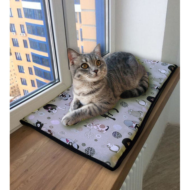 Macskapárna ágy ablakpárkányra 25x55cm Bertoni CATNIP minta