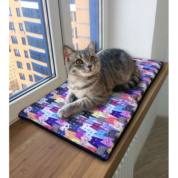 Macskapárna ágy ablakpárkányra 25x55cm Bertoni minta MEOW