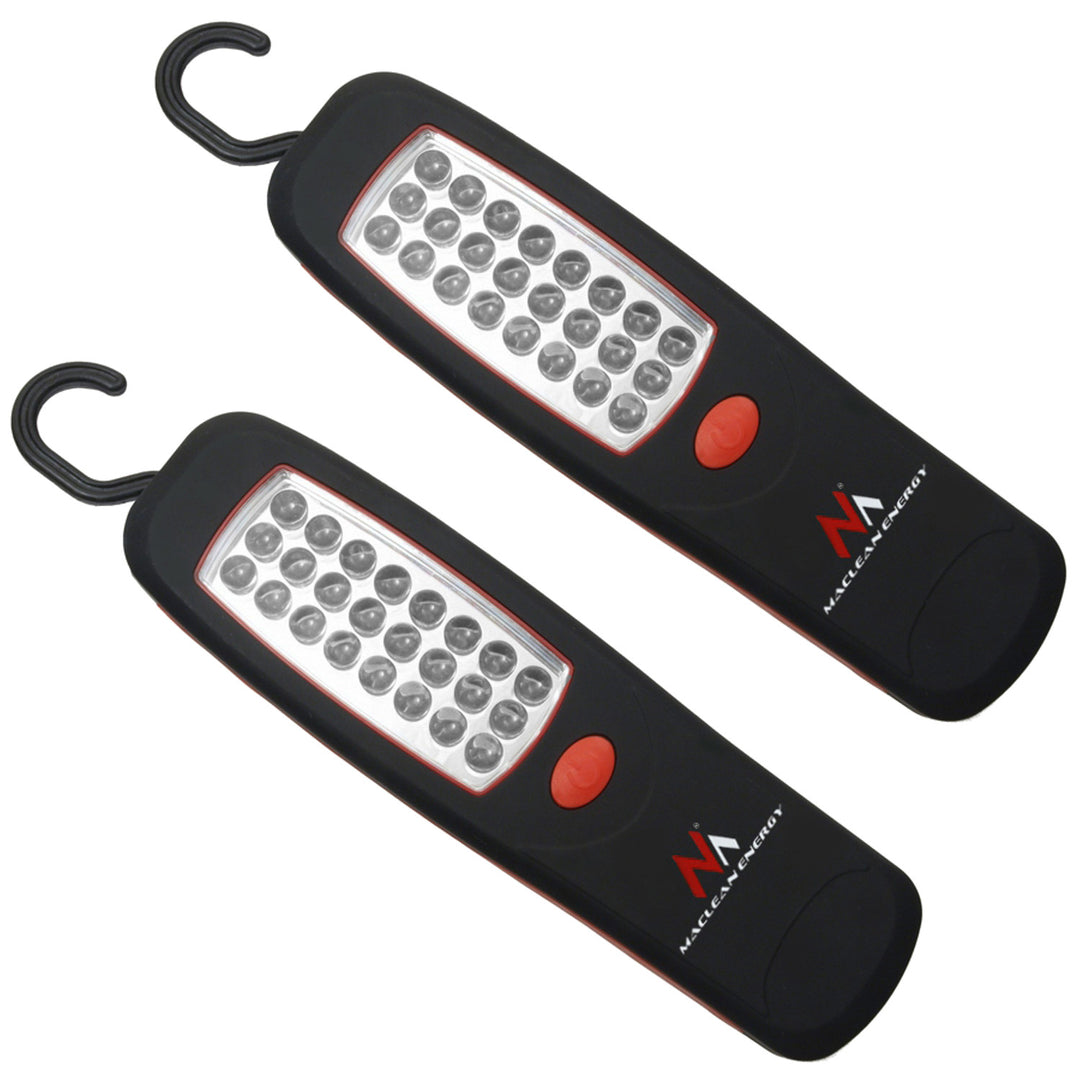 Maclean műhelylámpa 24 LED, mágnes, kampó, MCE03 2 db
