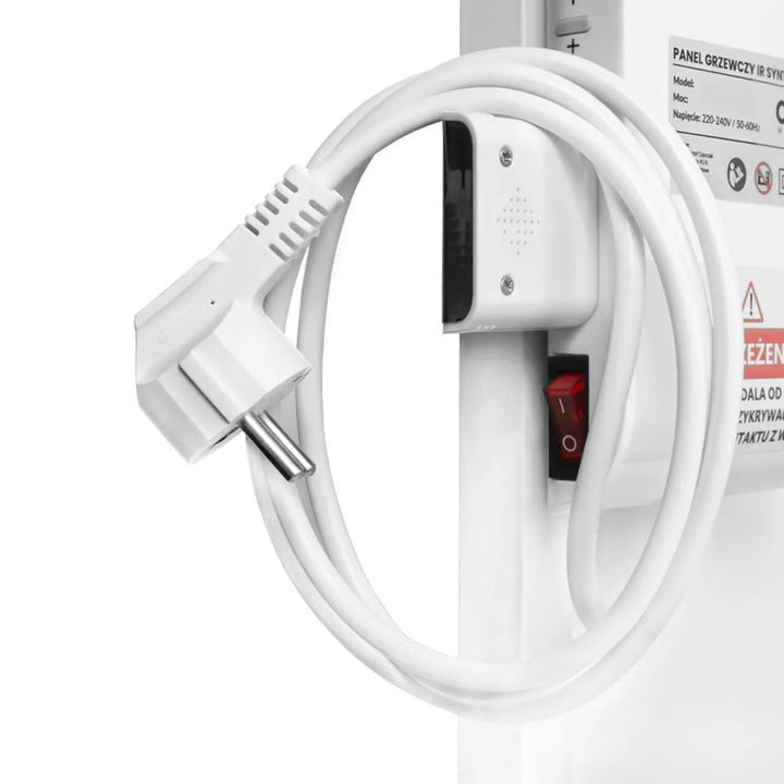 Cronos infravörös fűtőtest, 770W, okostelefon vezérlésű, beépített termosztát, 98%-os konverziós ráta, IP44 védelem, Synthelith PRO CRP-770TWP