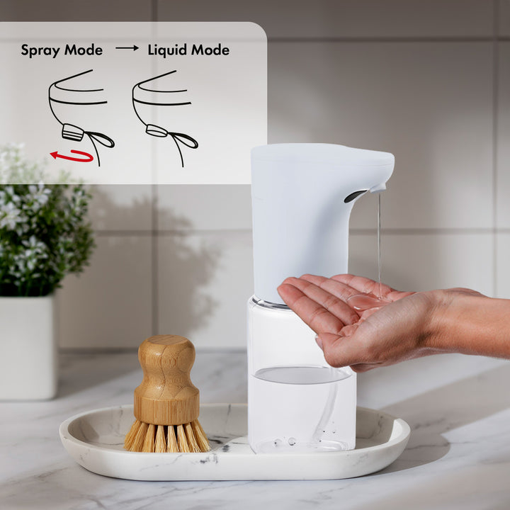 Promedix automata adagoló, adagoló tartály folyékony szappanokhoz, fertőtlenítő folyadékokhoz, 300ml, fehér, PR-540 W + 4 Varta Industrial AA elem