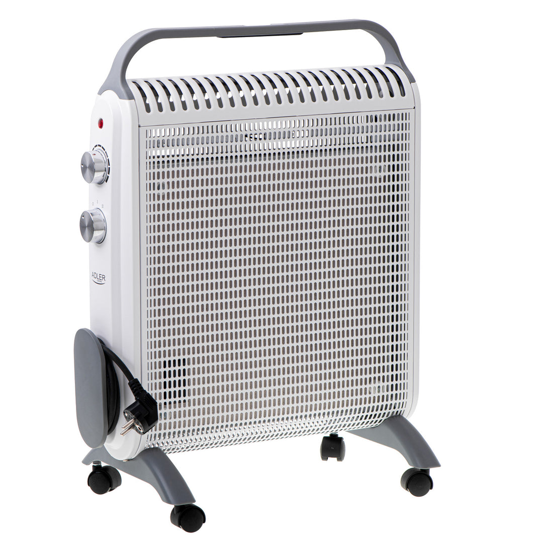 Kerekes fűtőkonvektor, 2 teljesítményfokozat, max 2000W, termosztát, AD 7750