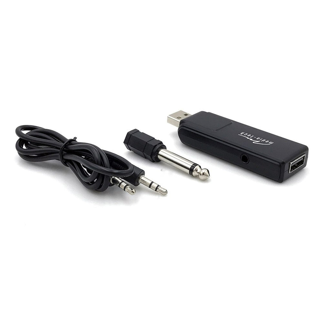 Két vezeték nélküli mikrofon USB-vevővel a karaoke funkcióval rendelkező hangszóróhoz, Mediatech MT395