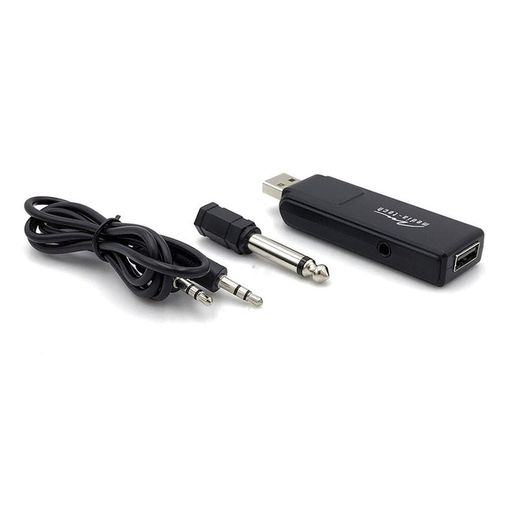 Két vezeték nélküli mikrofon USB-vevővel a karaoke funkcióval rendelkező hangszóróhoz, Mediatech MT395