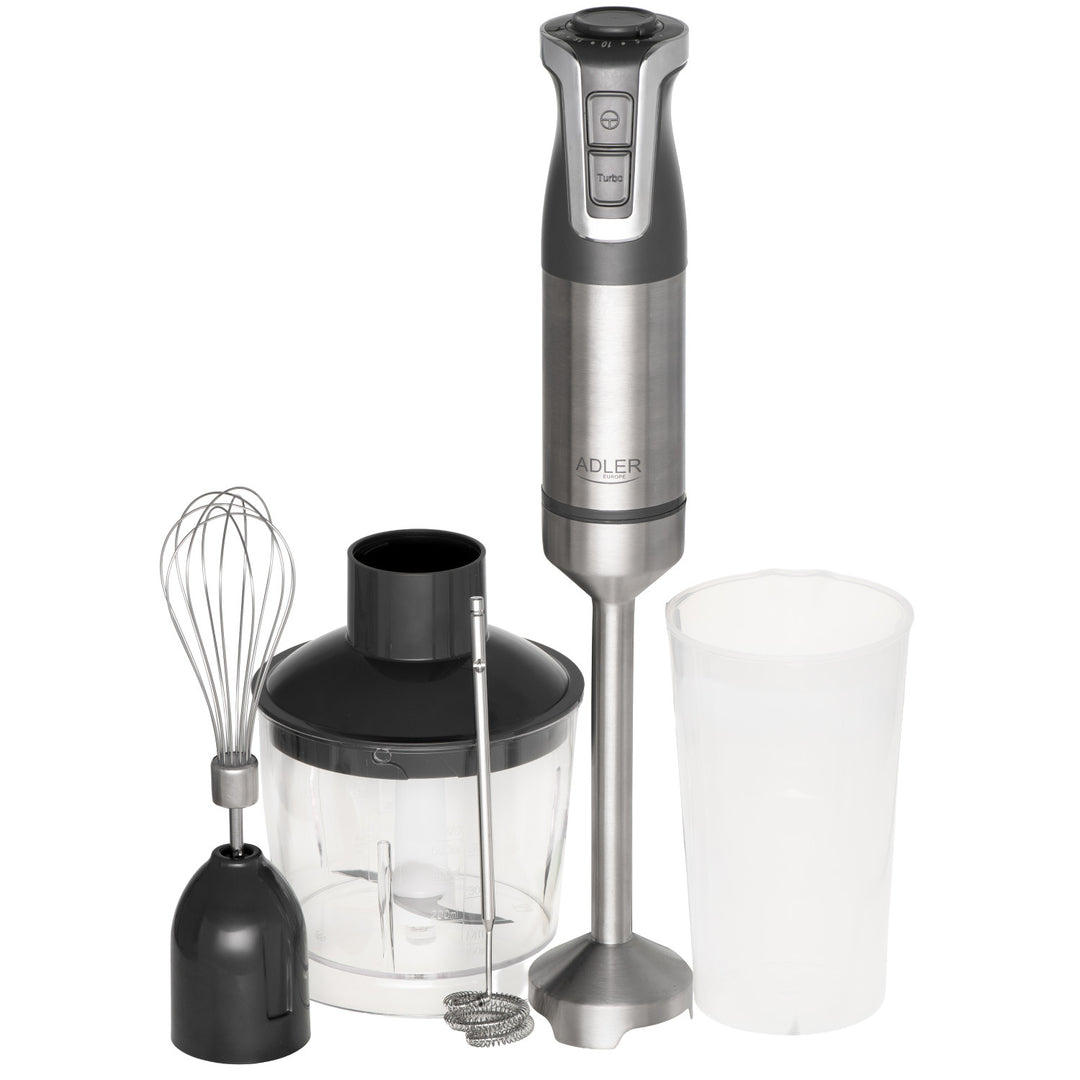 Adler botmixer, multifunkciós, teljesítmény 1800W, szürke, turbó funkció, AD 4627 g