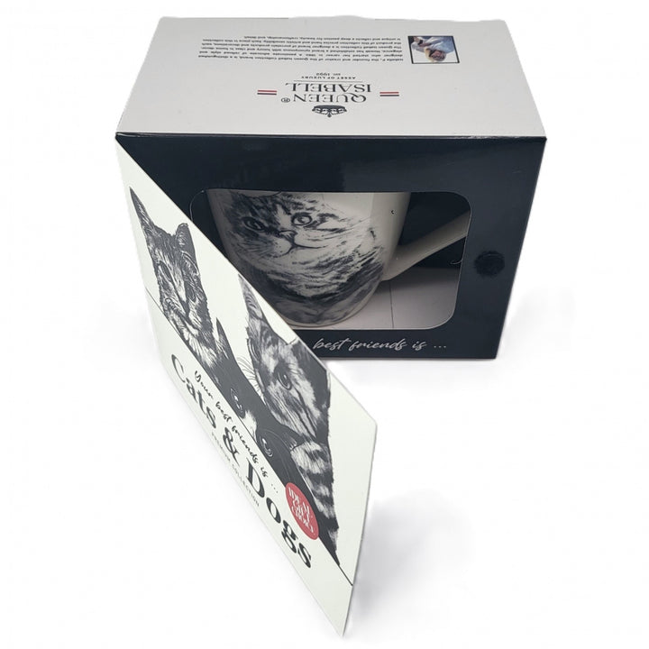 Queen Isabel porcelán bögre, szibériai macska, 350ml, Q1-05201