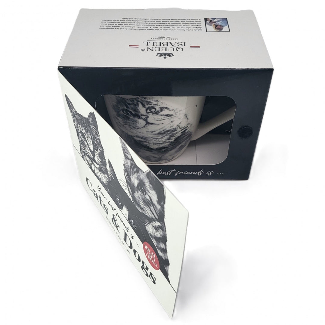Queen Isabel porcelán bögre, szibériai macska, 350ml, Q1-05201