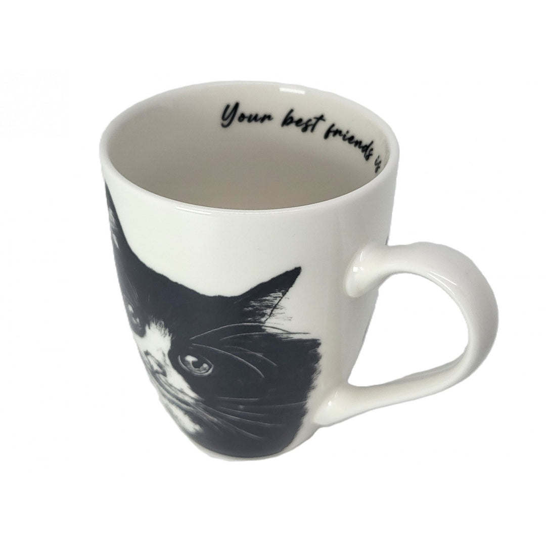 Isabel királynő porcelán bögre, európai macska, 350ml, Q1-05218