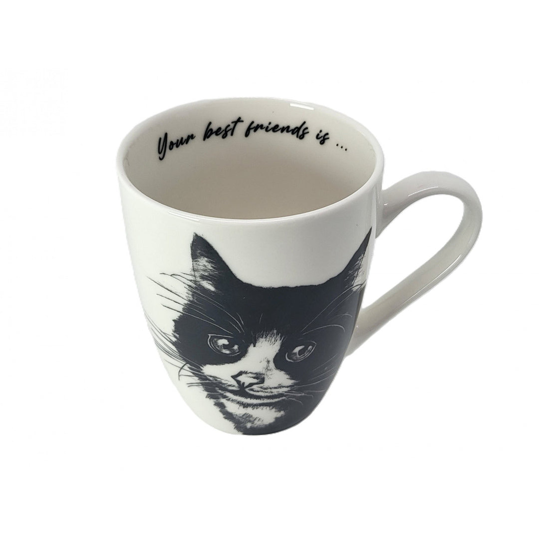 Isabel királynő porcelán bögre, európai macska, 350ml, Q1-05218