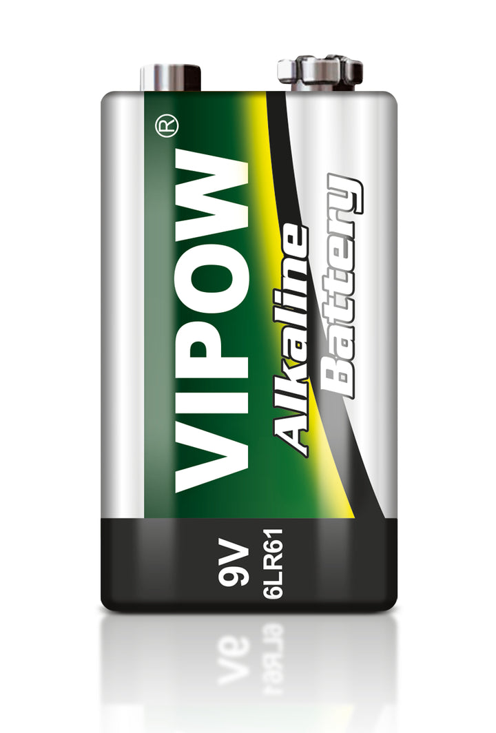 R-9V alkáli elem Vipow 9V 6LR61 R9V 6F22 BAT0062b