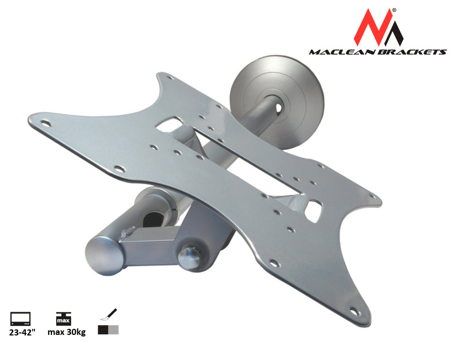 Mennyezeti tartó 22-42 &#39;&#39; 30kg ezüst Maclean MC-504A S