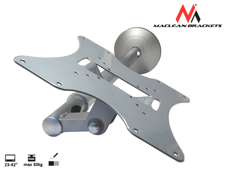 Mennyezeti tartó 22-42 &#39;&#39; 30kg ezüst Maclean MC-504A S