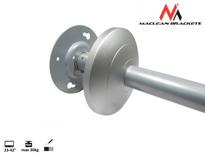 Mennyezeti tartó 22-42 &#39;&#39; 30kg ezüst Maclean MC-504A S