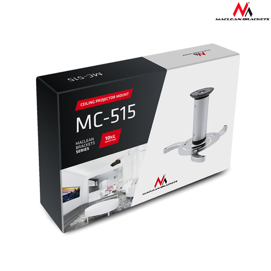 Mennyezeti tartó Maclean MC-515 S 80-170mm projektorhoz 10kg