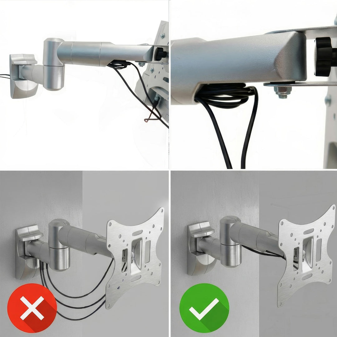 Maclean TV- vagy monitor tartó, univerzális, max. VESA 200x200, 23-50", 30 kg, ezüst, MC-503A S