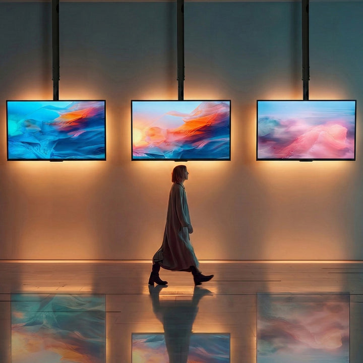 TV mennyezeti tartó 23-42 "50 - 85 cm 30kg Maclean MC-504A B fekete