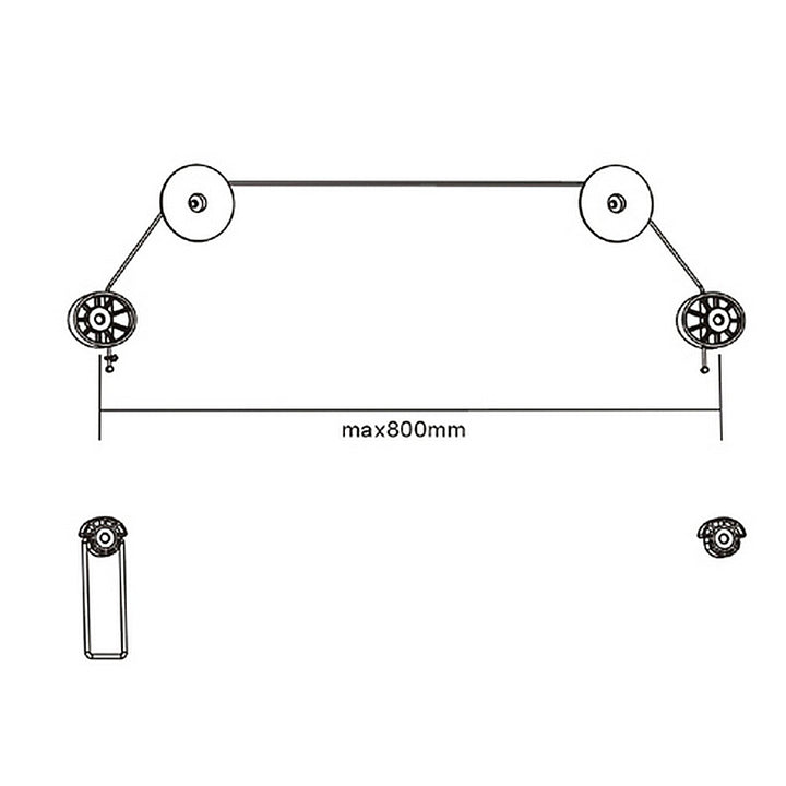 TV tartó a 32-70 "Maclean MC-557-es 50-50 kg-os LED-hez!
