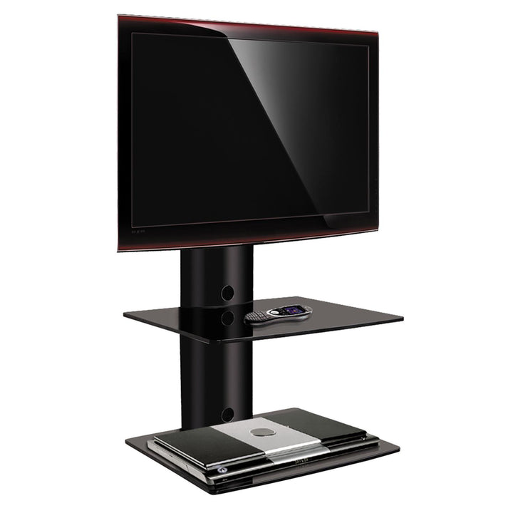 Dupla üvegpolc a DVD-konzol hangolója alatt Art D-50N