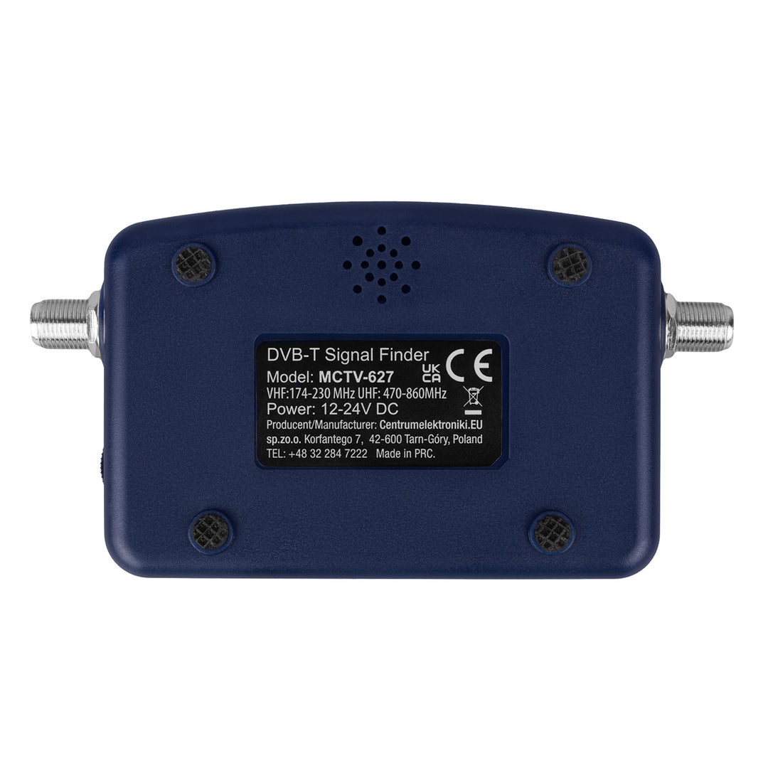 DVB-T TV-mérő Maclean MCTV-627, tok, kábel 25cm F-F