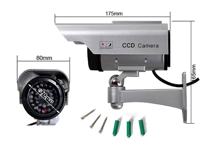 Dummy kamera SOL1200 Solar villogó beépített napelemes LED