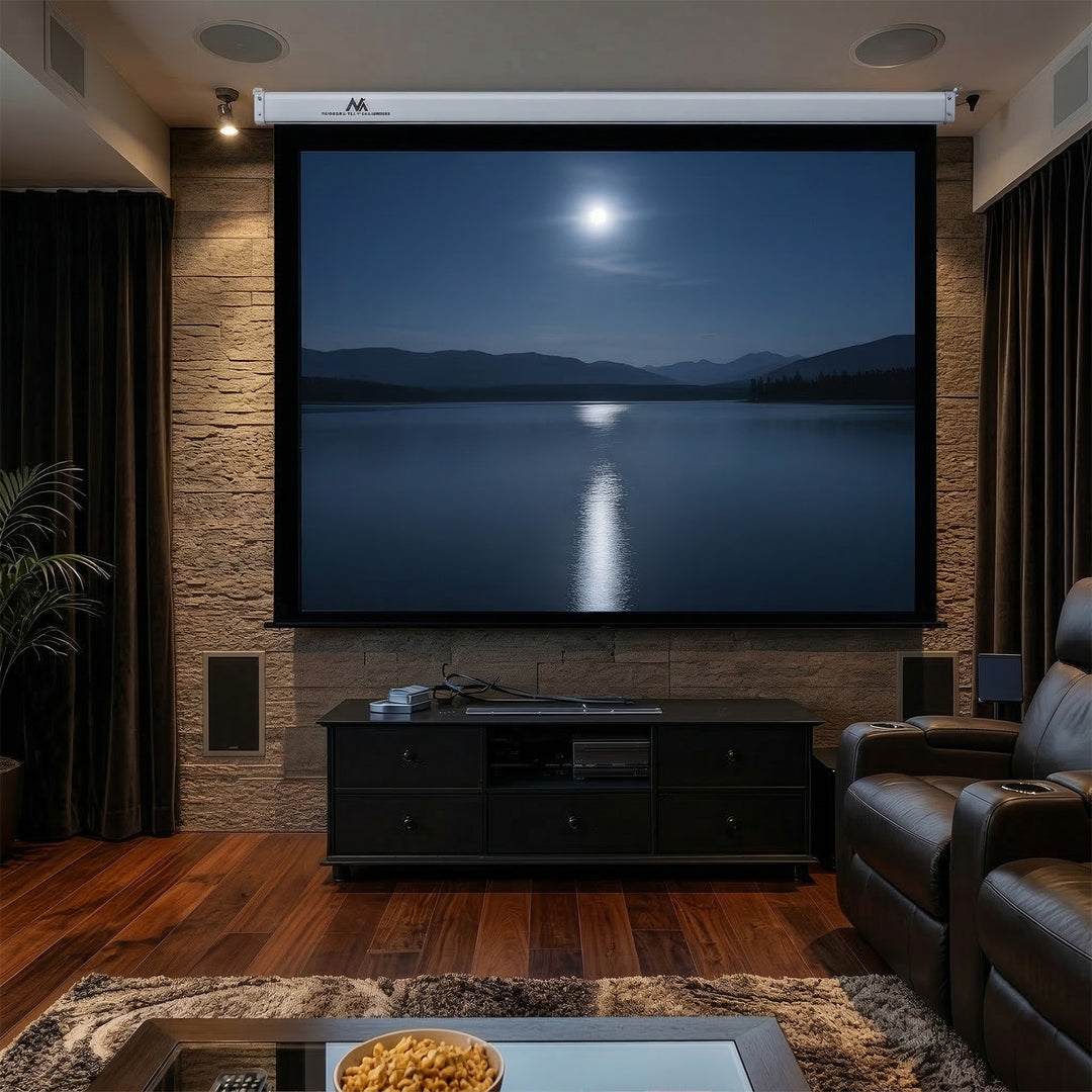 Maclean vetítővászon, elektromos, falra vagy mennyezetre szerelhető, 100'', 200x150, 4:3, MC-592