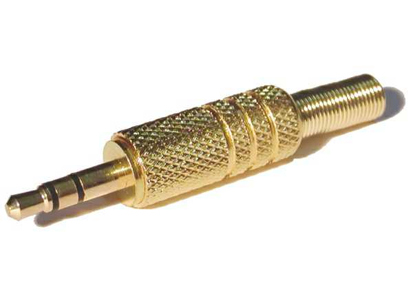 Csatlakoztasson egy kicsi 3,5 mm-es sztereó goldw jack-et fémházzal