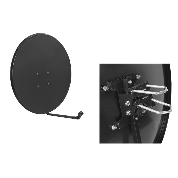 ANTENNA TIME SATELLITE TV LTC 90 CM GRAFIT a műholdak Astra, Hotbird, Amos, Eutelsat stb.