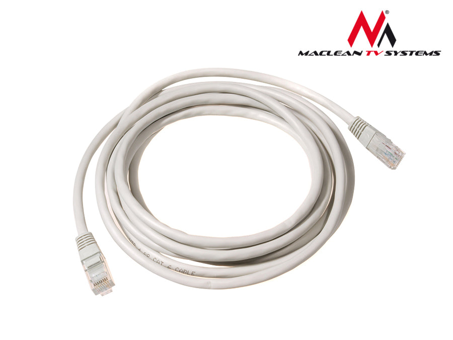 HÁLÓZATI LAN KÁBEL ETHERNET RJ45 UTP CAT5E 0,5M MACLEAN MCTV-646