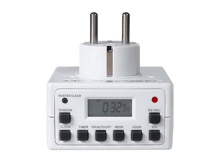 Programozható digitális időzítő Schuko 3600W max 156 program Maclean Energy MCE30