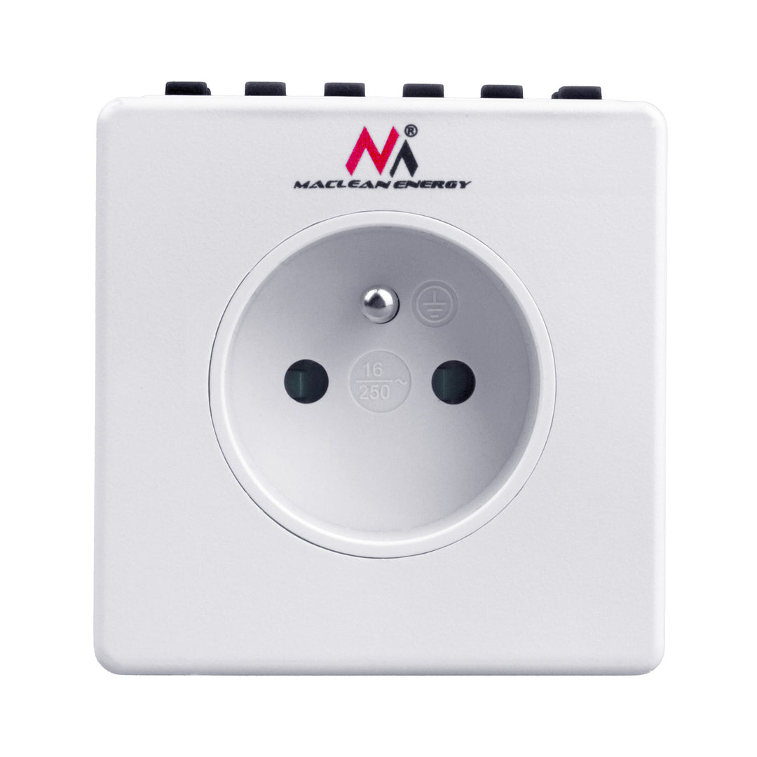 Programozható digitális időzítő Schuko 3600W max 156 program Maclean Energy MCE30