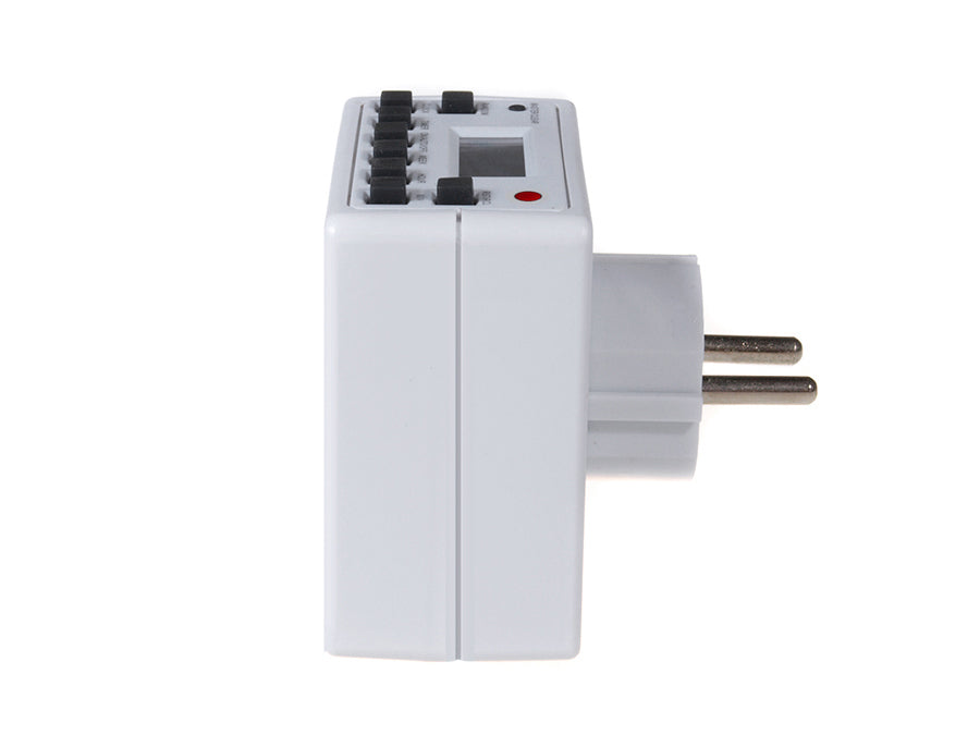 Programozható digitális időzítő Schuko 3600W max 156 program Maclean Energy MCE30