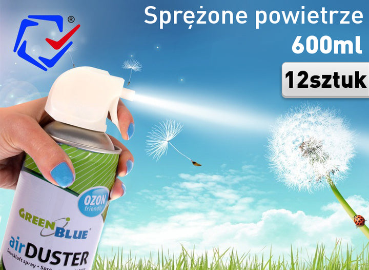 Sűrített levegő GreenBlue GB600 600ml pisztoly porlasztó - pisztoly spray