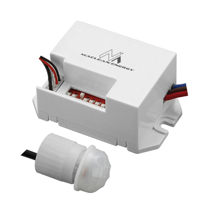 SENSOR MOVEMENT PIR 230V 800W LED MINI hangrögzítökkel DO Maclean Energy MCE32 (37924)