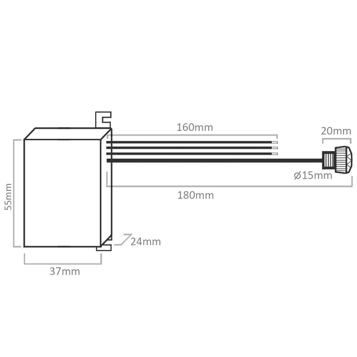 Passzív szürkületi érzékelő 2300 W-os külső Maclean Energy MCE34 (AWZ)