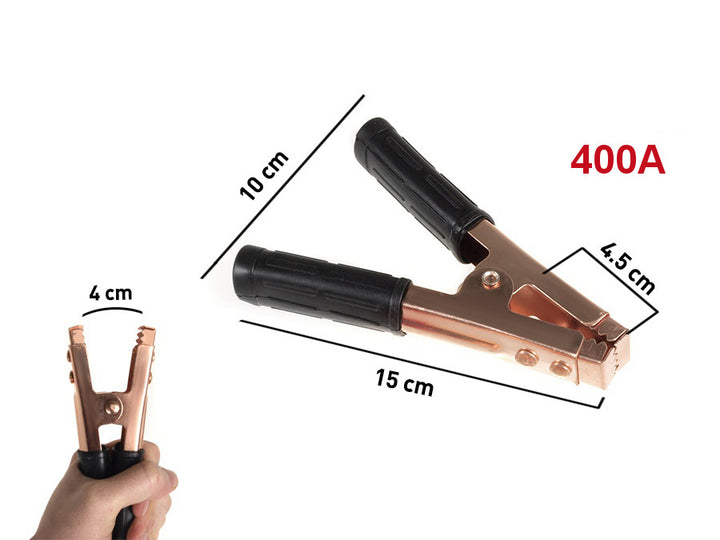 Krokodil 400A 2p R / B Maclean Energy MCE36 réz bevonatú réz