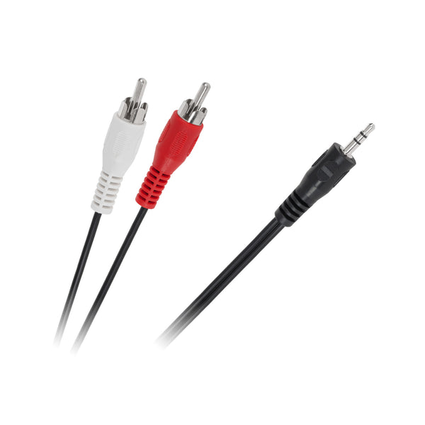 Kábel mini jack 3,5 mm és 2x RCA 15 m KPO2747-15